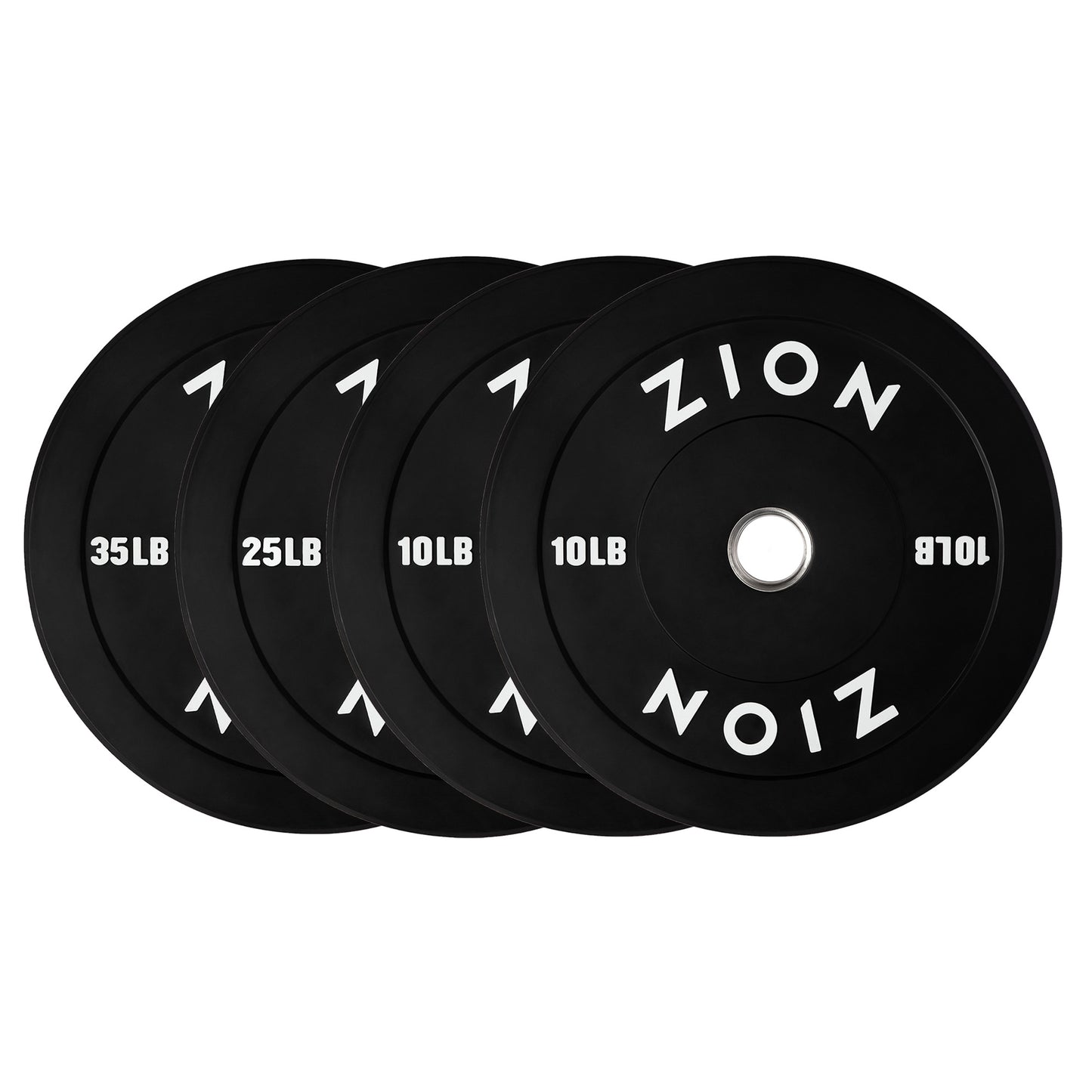The Onyx 10-45 LB Rubber Bumper Plates