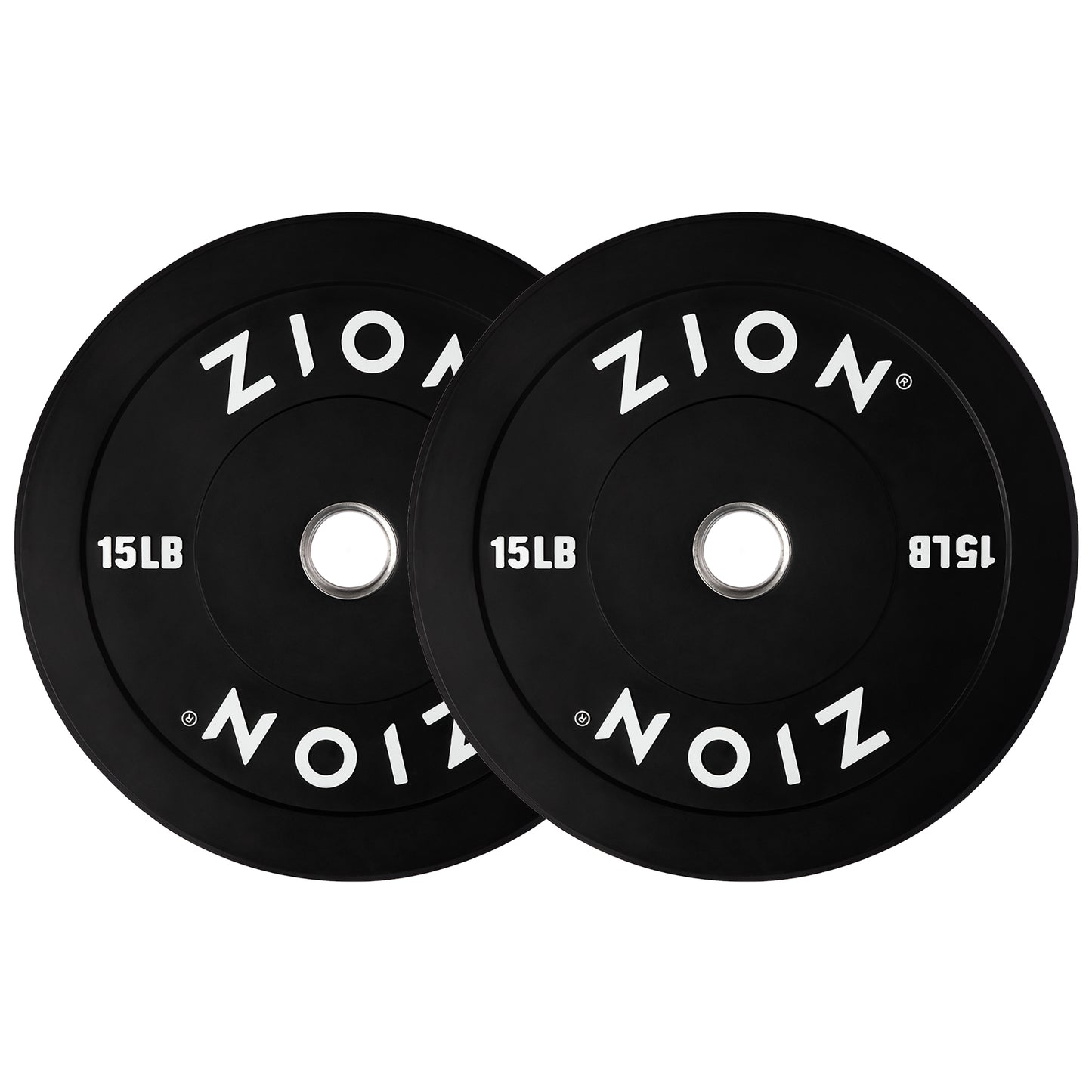 The Onyx 10-45 LB Rubber Bumper Plates