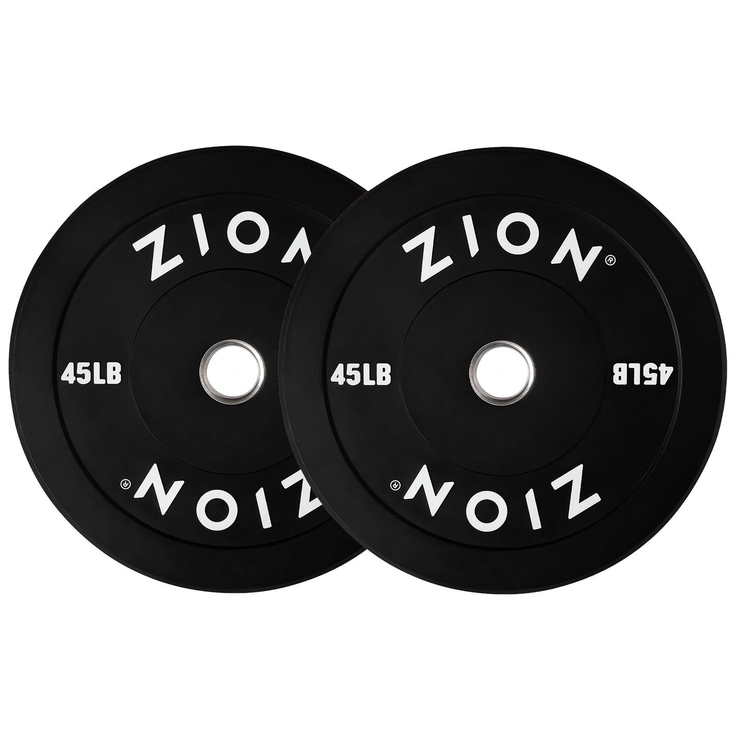 The Onyx 10-45 LB Rubber Bumper Plates